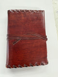 Brown Leather Journal Plain Front (medium)