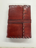 Brown Leather Journal Plain Front (medium)
